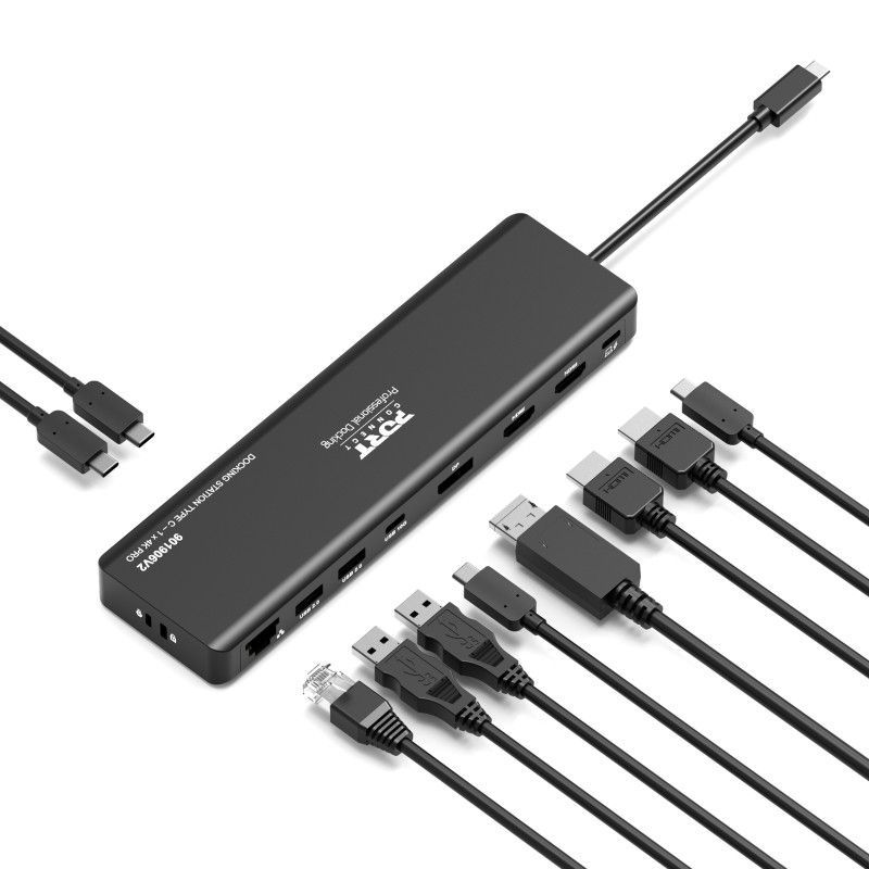 Port Designs Mobile docking station 1 X 4K USB-C 9 devices 100W