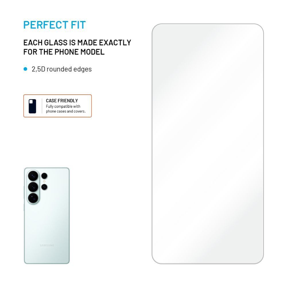 FIXED 2,5D edzett üveg Samsung Galaxy S26 Ultra készülékhez, 2drb FIXED 2,5D edzett üveg Samsung Galaxy S26 Ultra készülékhez, 2drb