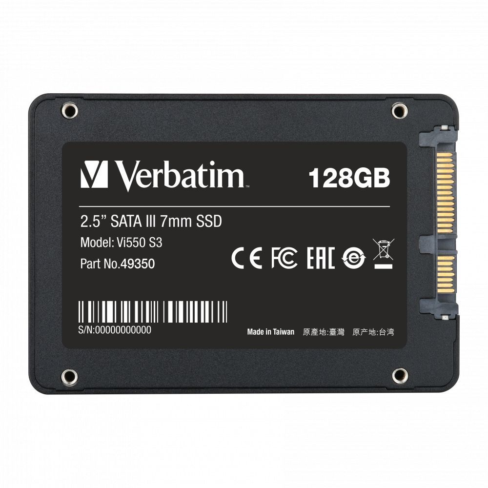 Verbatim 128GB 2,5" SATA3 Vi550 Verbatim 128GB 2,5" SATA3 Vi550