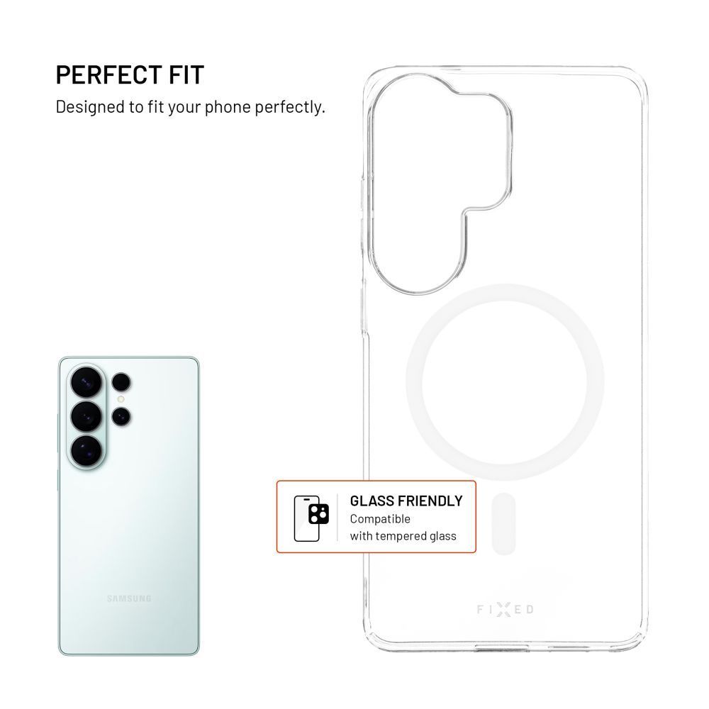FIXED MagShell tok Samsung Galaxy S26 Ultra készülékhez, átlátszó