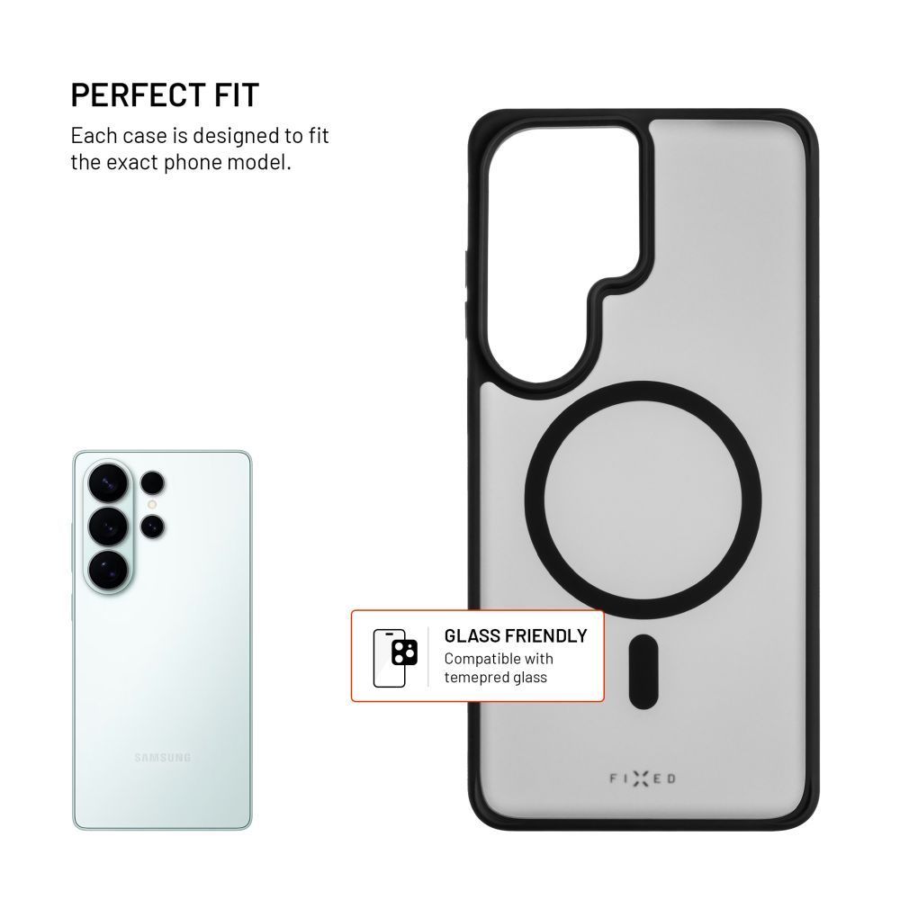 FIXED MagMisty telefontok Samsung Galaxy S26 Ultra készülékhez, fekete