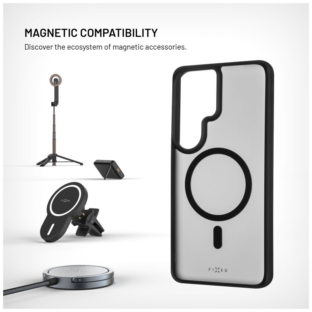FIXED MagMisty telefontok Samsung Galaxy S26 Ultra készülékhez, fekete