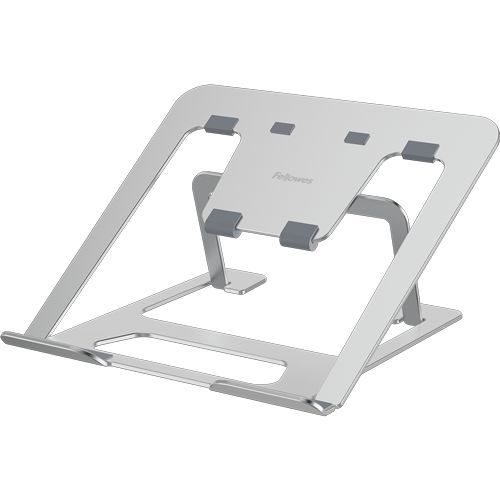 Fellowes Alumia Portable Laptop Stand Silver Fellowes Alumia Portable Laptop Stand Silver