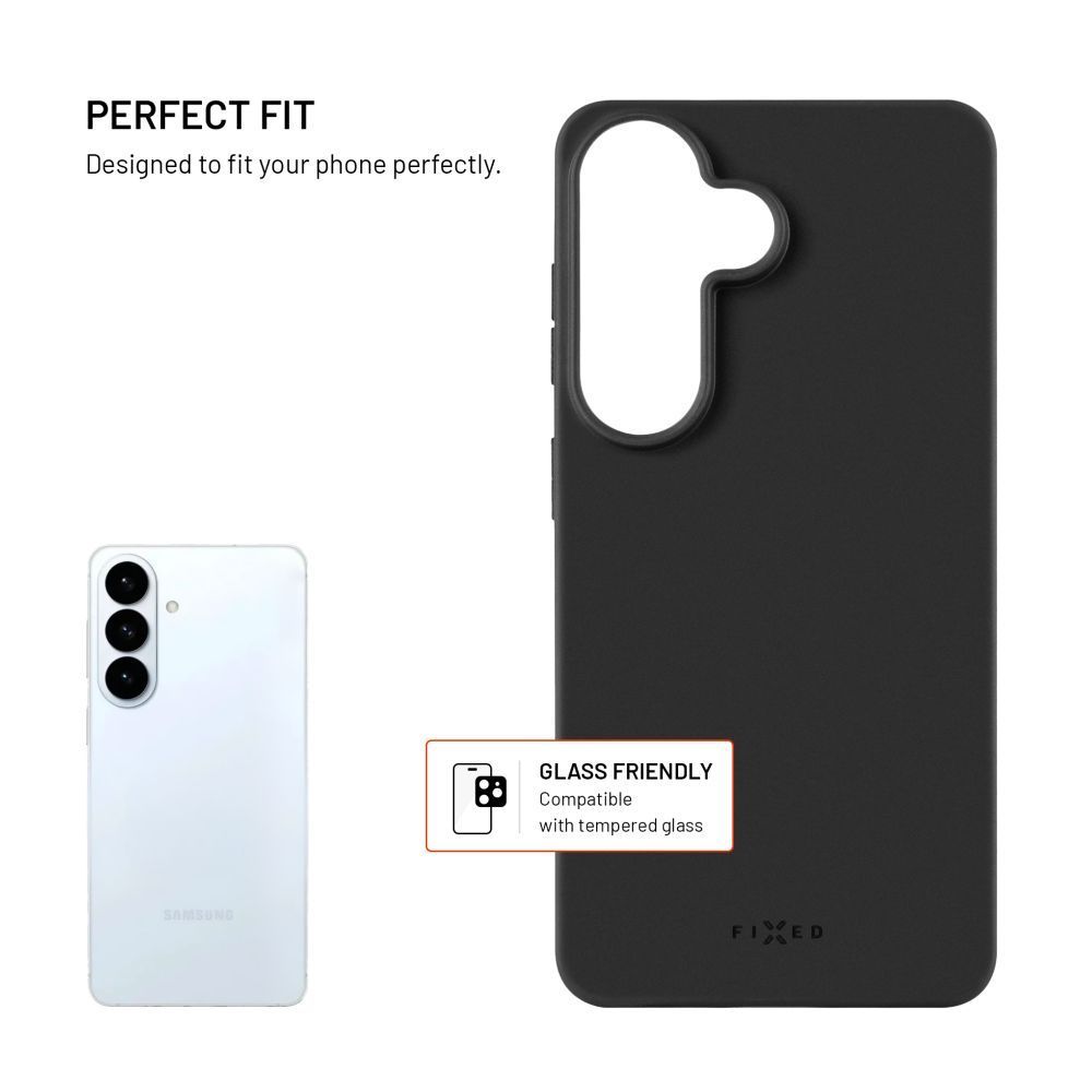 FIXED Story hátlap Samsung Galaxy S26 készülékhez, fekete