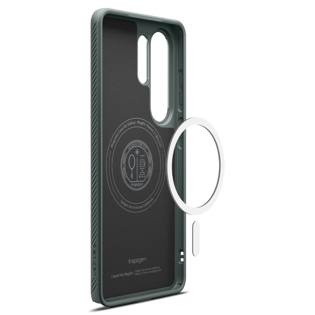 Spigen Liquid Air MagSafe case for Samsung Galaxy S26 Ultra Abyss Green
