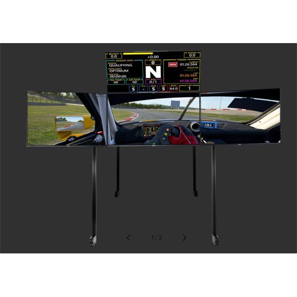 Next Level Racing Elite Quad Monitor Stand Black Edition
