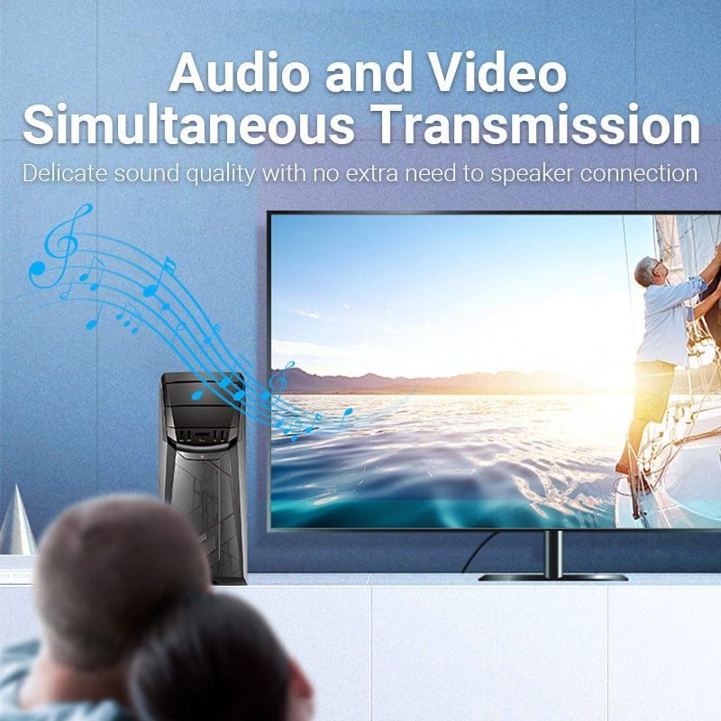 Vention DisplayPort Male to HDMI Female Adapter Black