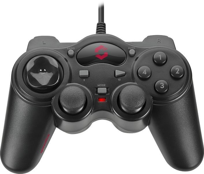 Speedlink Thunderstrike gamepad USB Black PC