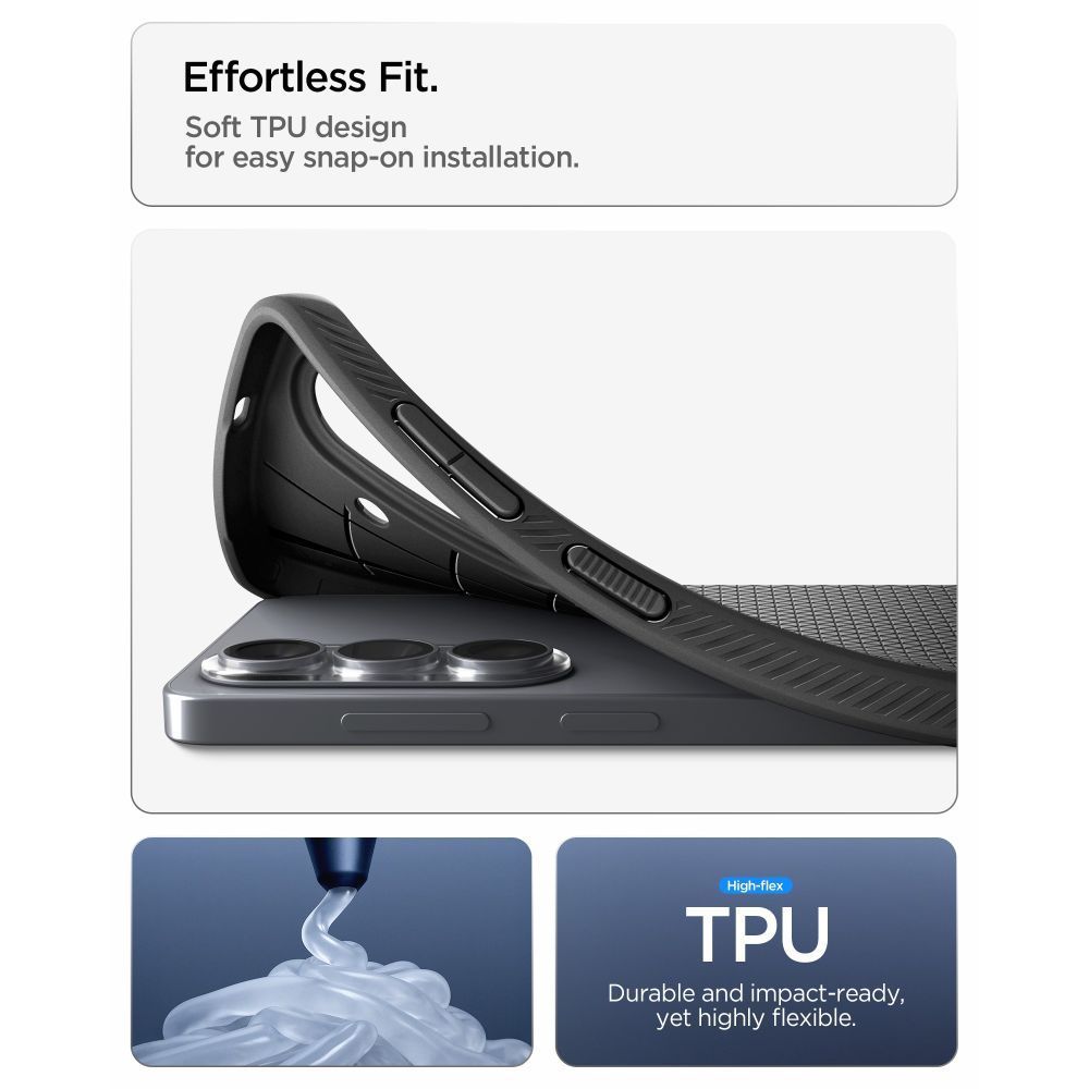 Spigen Liquid Air case for Samsung Galaxy S26 Matte Black