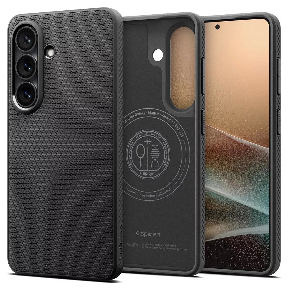 Spigen Liquid Air MagSafe case for Samsung Galaxy S26 Matte Black