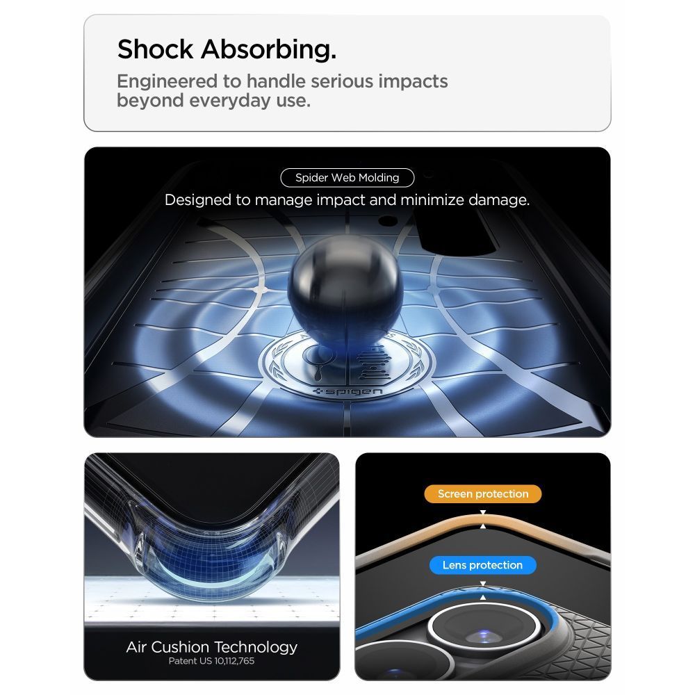 Spigen Liquid Air case for Samsung Galaxy S26+ Marble Gray