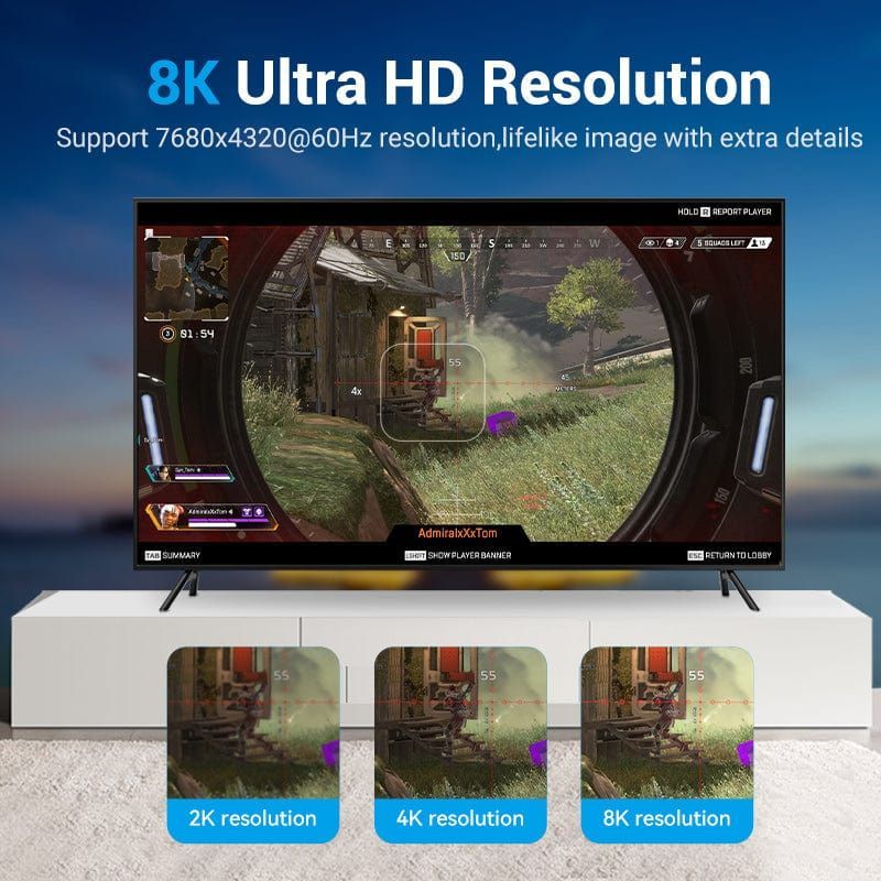 Vention Displayport/M to Displayport/M cable 2m Black