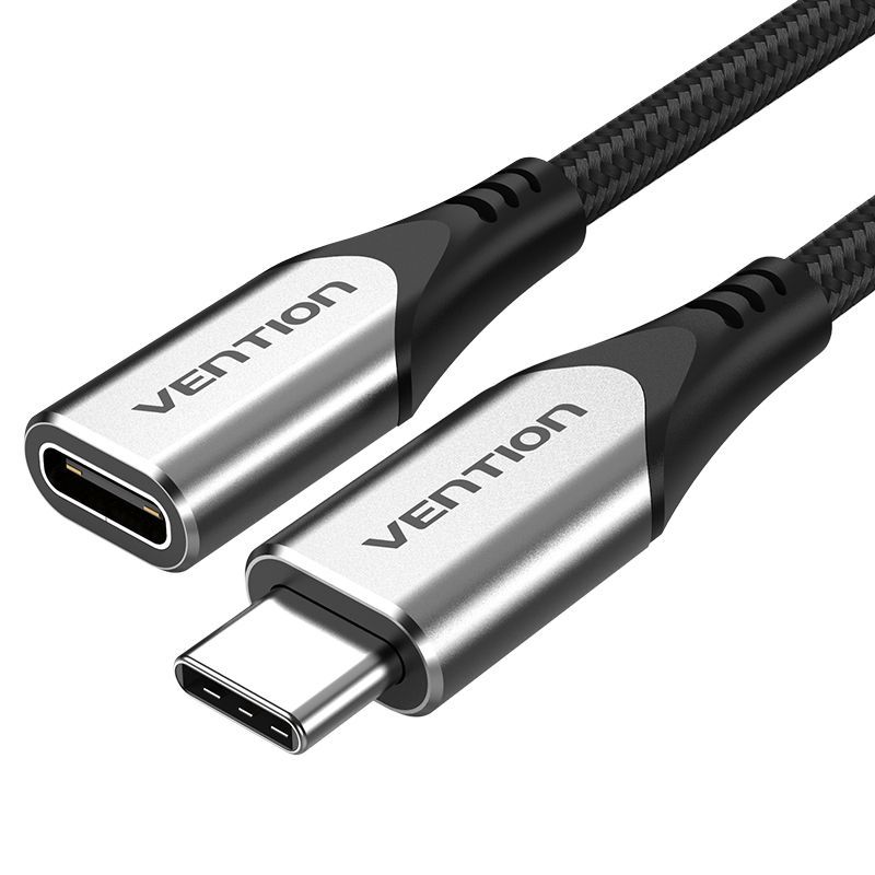 Vention USB-C to USB-C Extension Cable Black Vention USB-C to USB-C Extension Cable Black