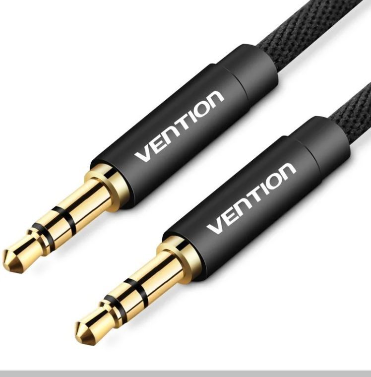 Vention 3,5mm Jack 3,5mm Jack Cable 1m Black Vention 3,5mm Jack 3,5mm Jack Cable 1m Black
