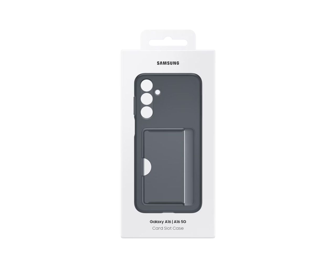 Samsung A16 Card Slot case Black