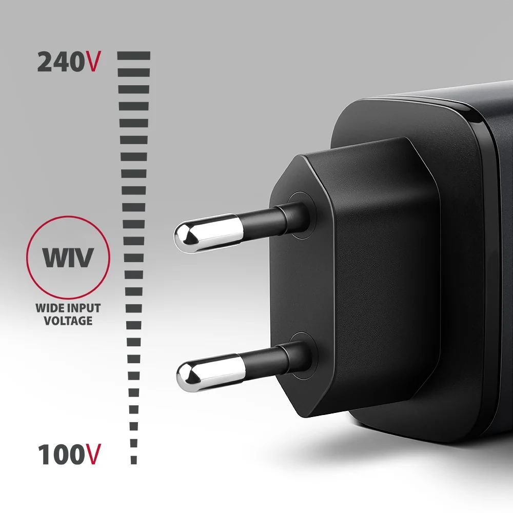 AXAGON ACU-PQ67 PD3.0 & QC4+ 2xOUTPUTS wall charger 67W Black AXAGON ACU-PQ67 PD3.0 & QC4+ 2xOUTPUTS wall charger 67W Black
