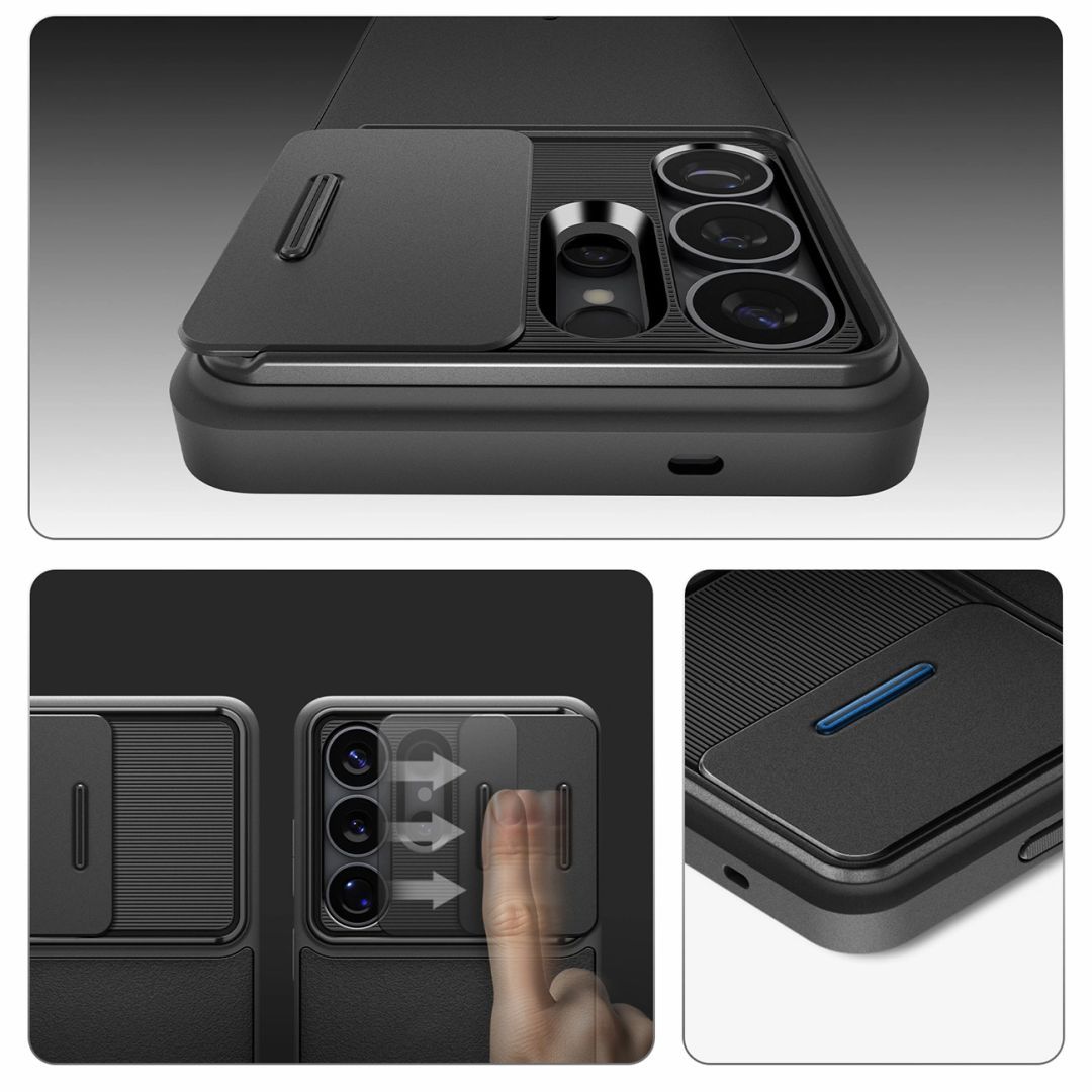Spigen Optik Armor case for Samsung Galaxy S26 Ultra Black