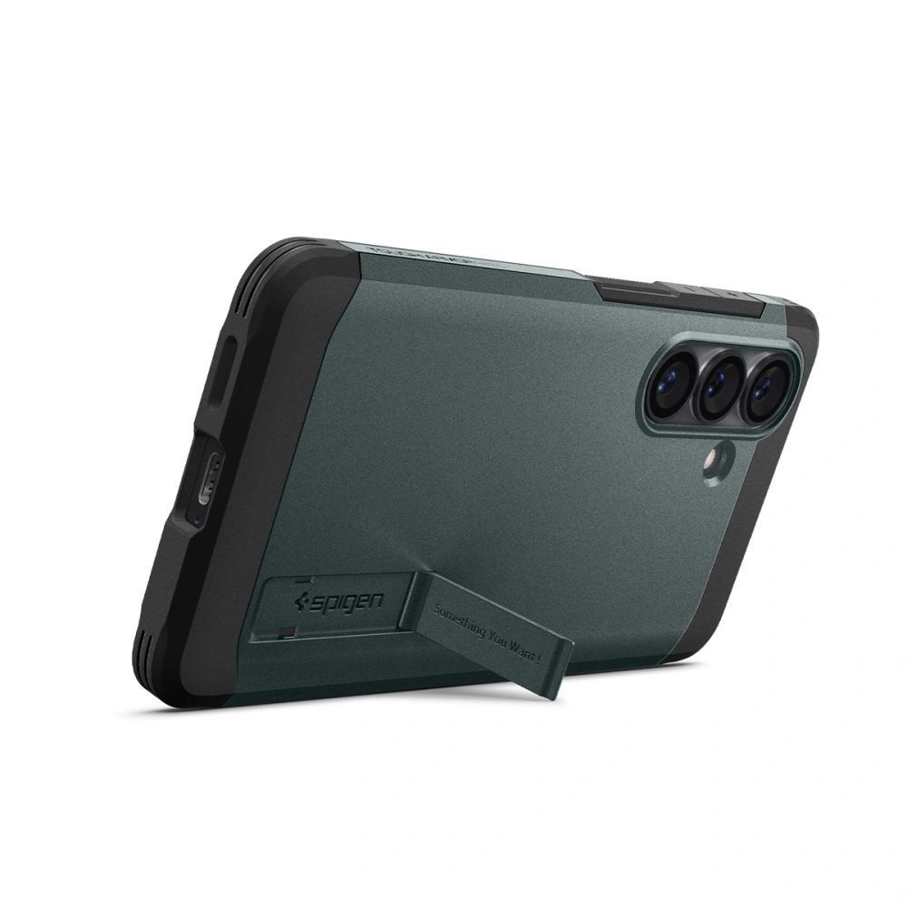 Spigen Tough Armor MagSafe case for Samsung Galaxy S26 Abyss Green