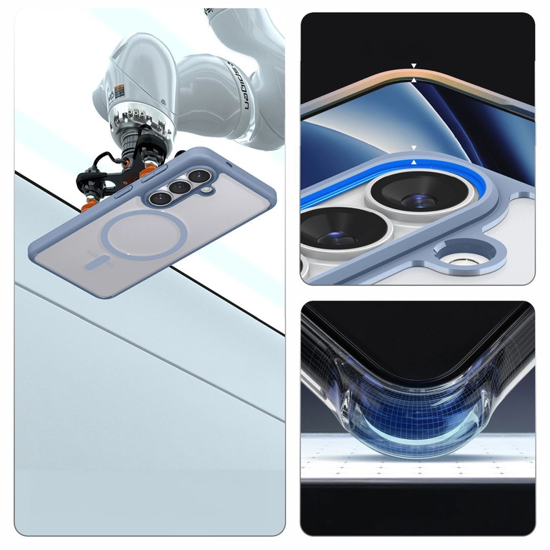 Spigen Ultra Hybrid MagSafe case for Samsung Galaxy S26+ Light Blue