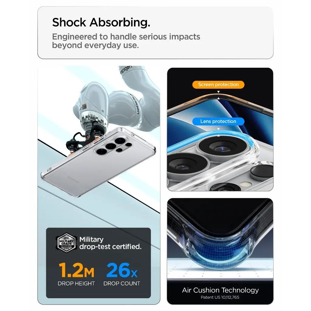 Spigen Ultra Hybrid case for Samsung Galaxy S26 Ultra Crystal Clear