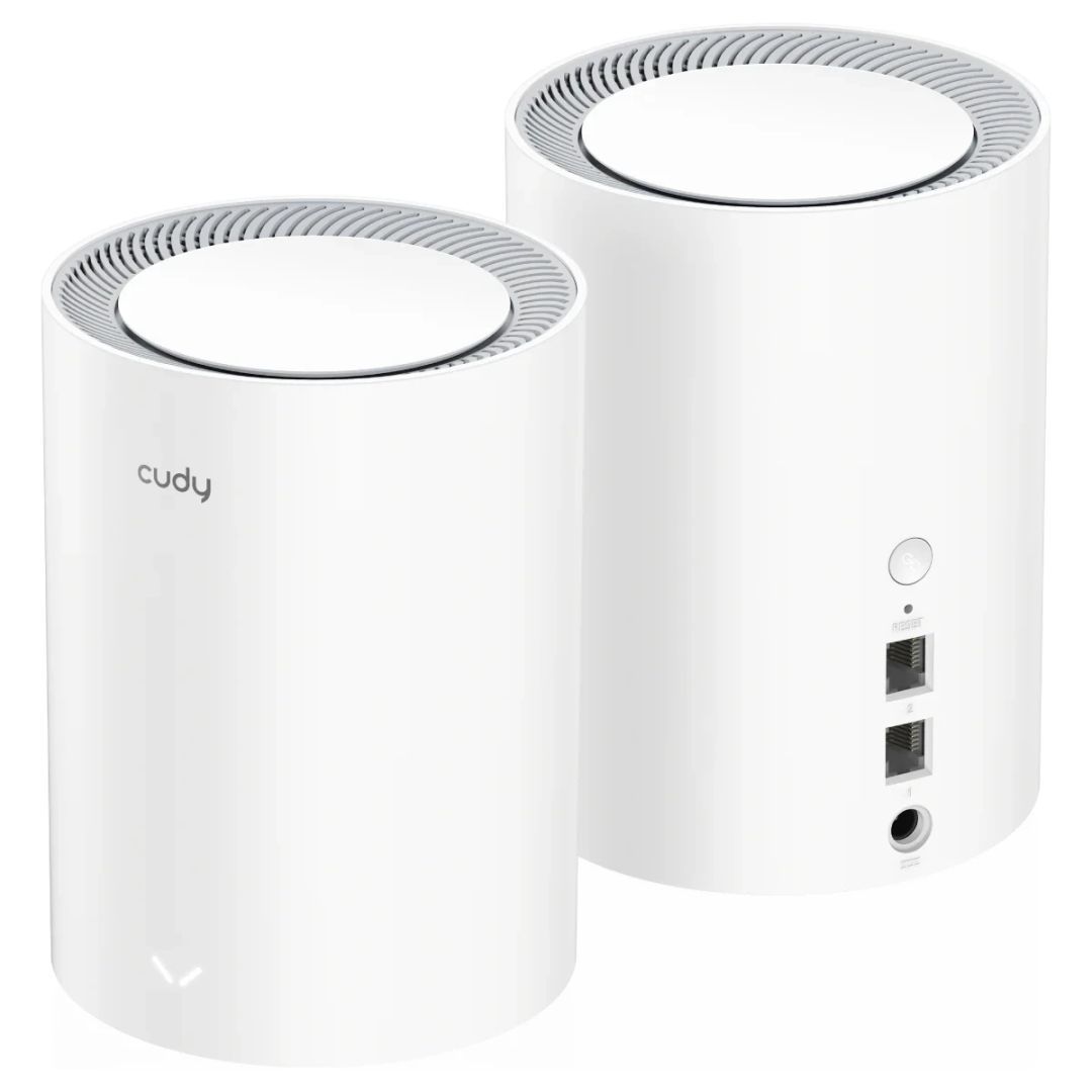 Cudy M3000 AX3000 2.5G Dual Band Wi-Fi 6 Mesh System White (2-pack)