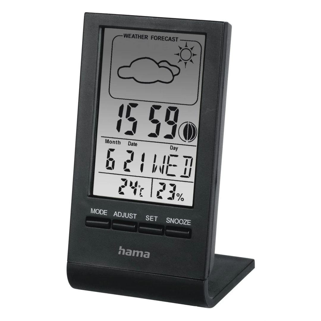 Hama TH-100 Időjárás Állomás Black