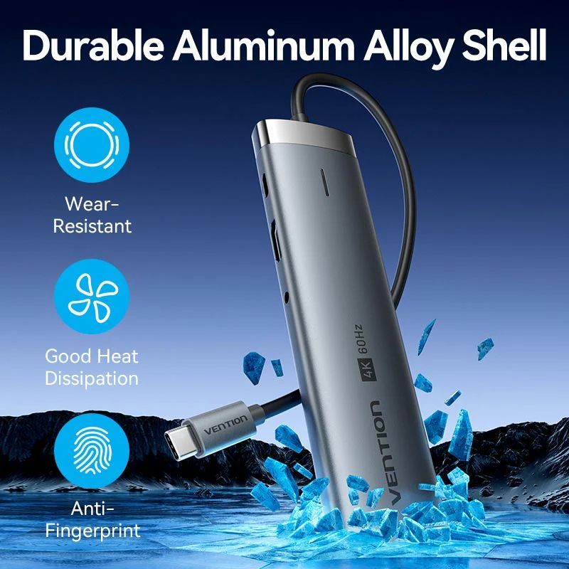 Vention 9-in-1 USB-C Docking Station Vention 9-in-1 USB-C Docking Station