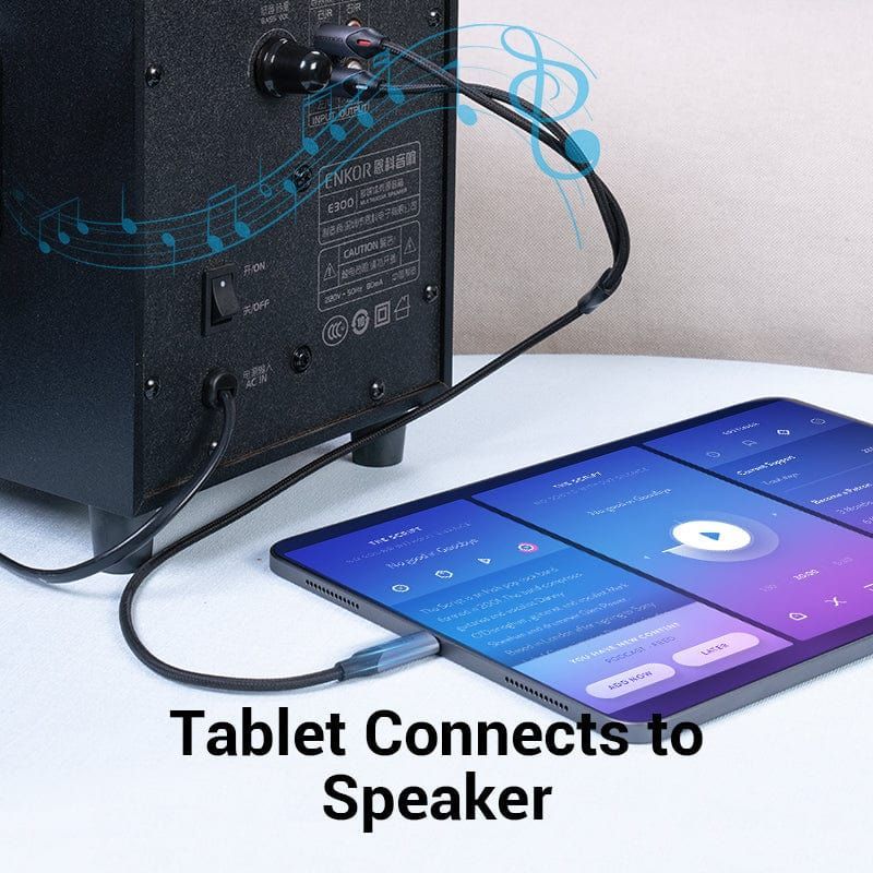 Vention USB-C to 2RCA male audio cable 2m Black