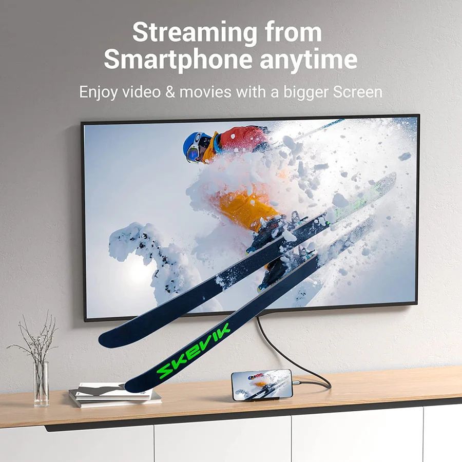 Vention USB-C To HDMI Cable 2m Black Vention USB-C To HDMI Cable 2m Black