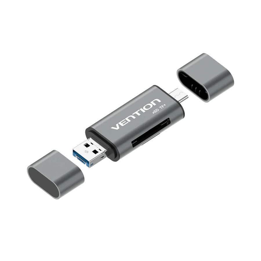 Vention USB3.0 Multi-function Card Reader Grey Vention USB3.0 Multi-function Card Reader Grey