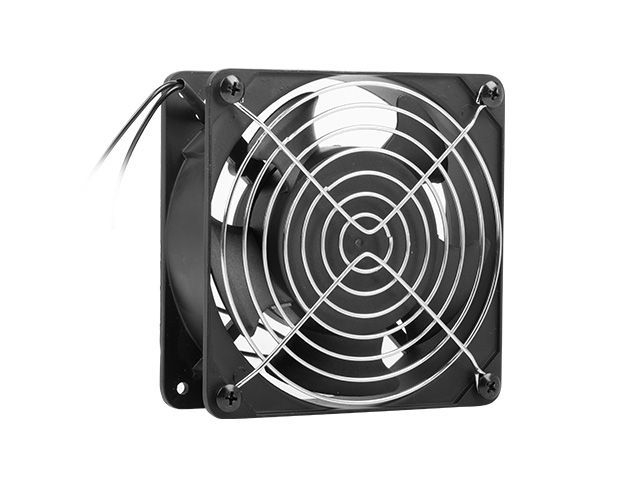 Lanberg 10" és 19" rack falra szerelhető szekrényhez ventilátor 230V Black