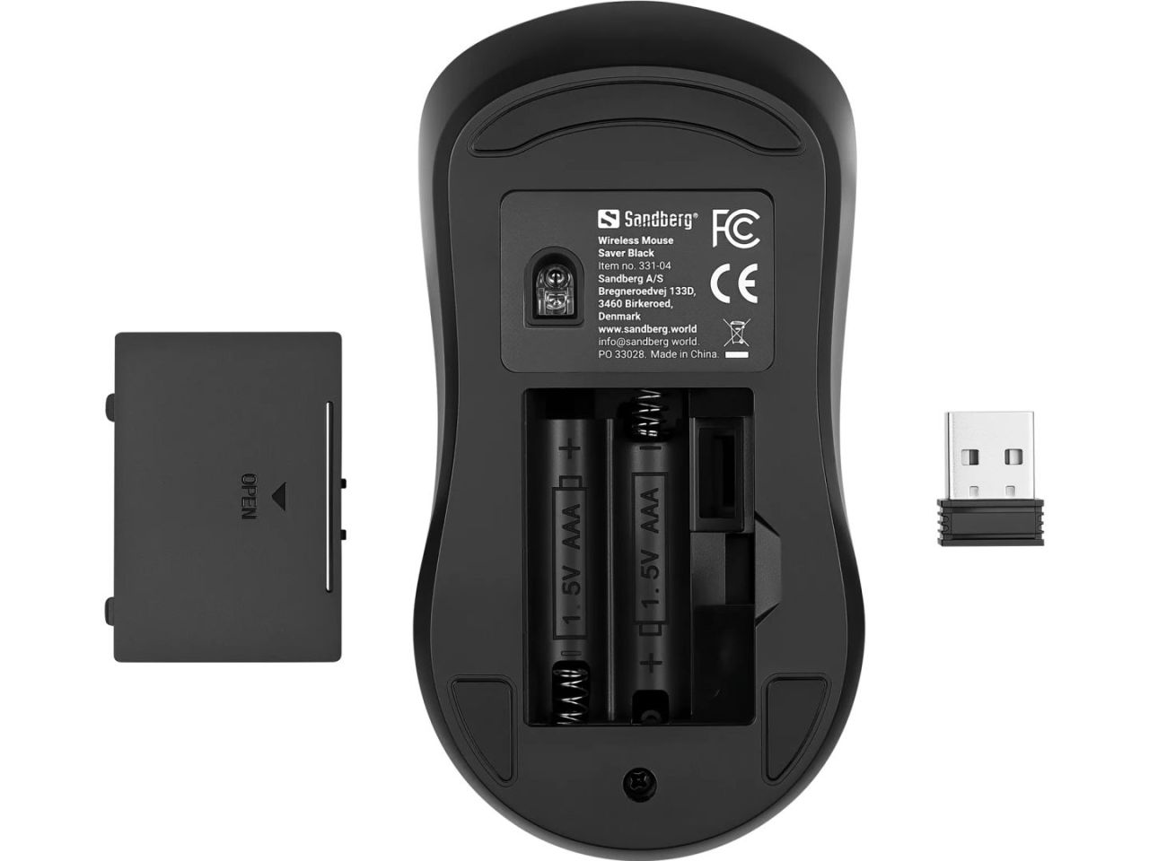 Sandberg Saver Wireless Mouse Black