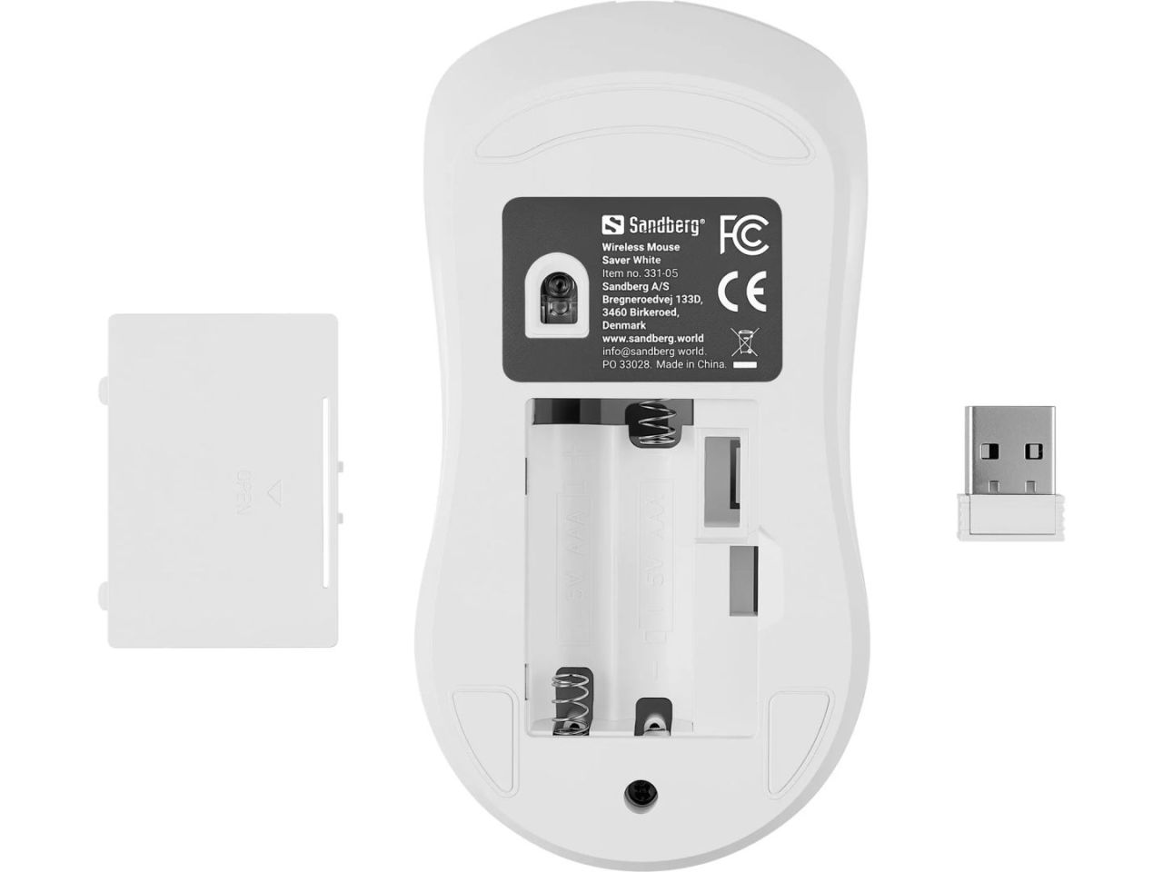 Sandberg Saver Wireless Mouse White