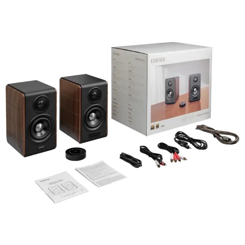 Edifier S880DB MKII Bluetooth Speaker Dark Wood