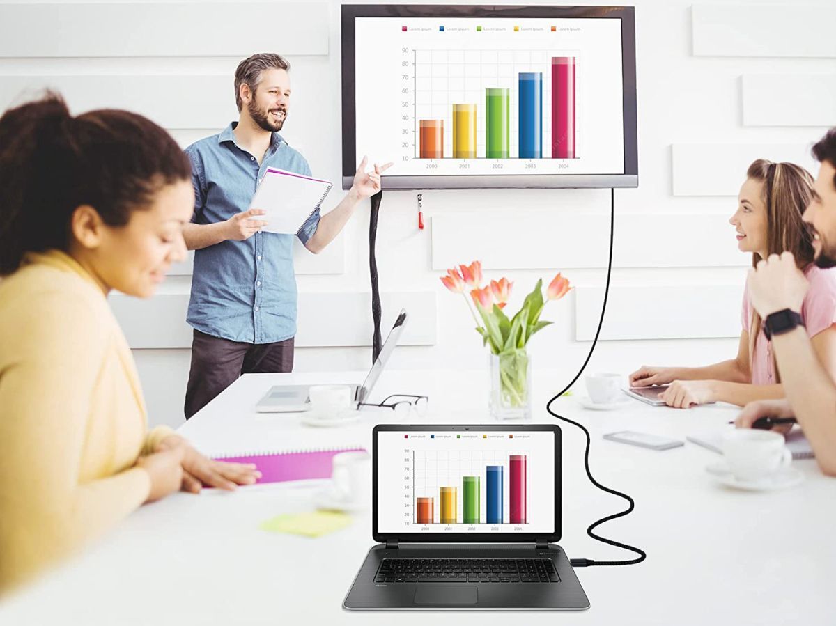 EQuip DisplayPort 2.1 Cable DisplayPort Male to Male 5m Black