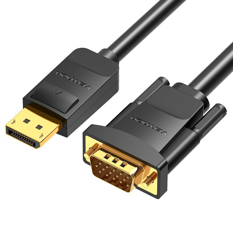 Vention Displayport to VGA Cable 2m Black Vention Displayport to VGA Cable 2m Black
