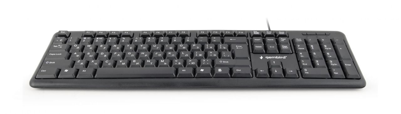 Gembird KB-U-103 Standard keyboard Black RU Gembird KB-U-103 Standard keyboard Black RU