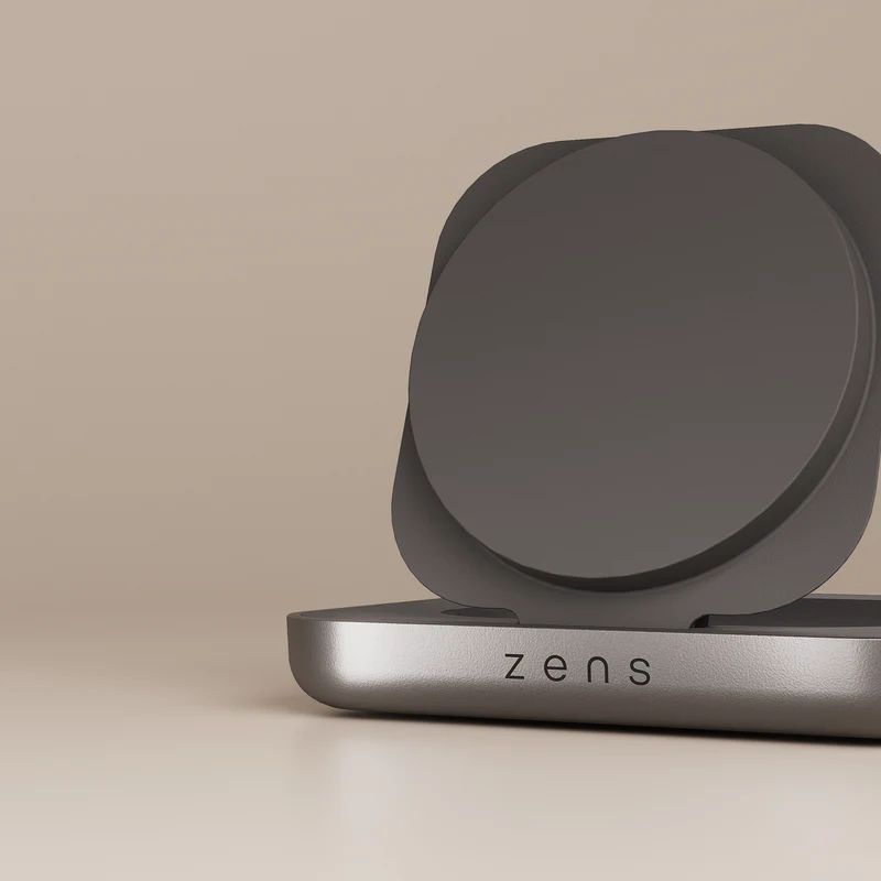 Zens Magnetic Nightstand Charger Black Zens Magnetic Nightstand Charger Black