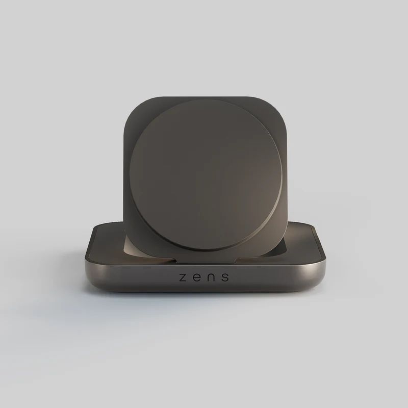 Zens Magnetic Nightstand Charger Black Zens Magnetic Nightstand Charger Black