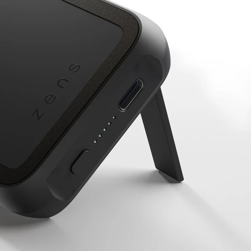 Zens Magnetic Single 10000mAh Powerbank Black Zens Magnetic Single 10000mAh Powerbank Black