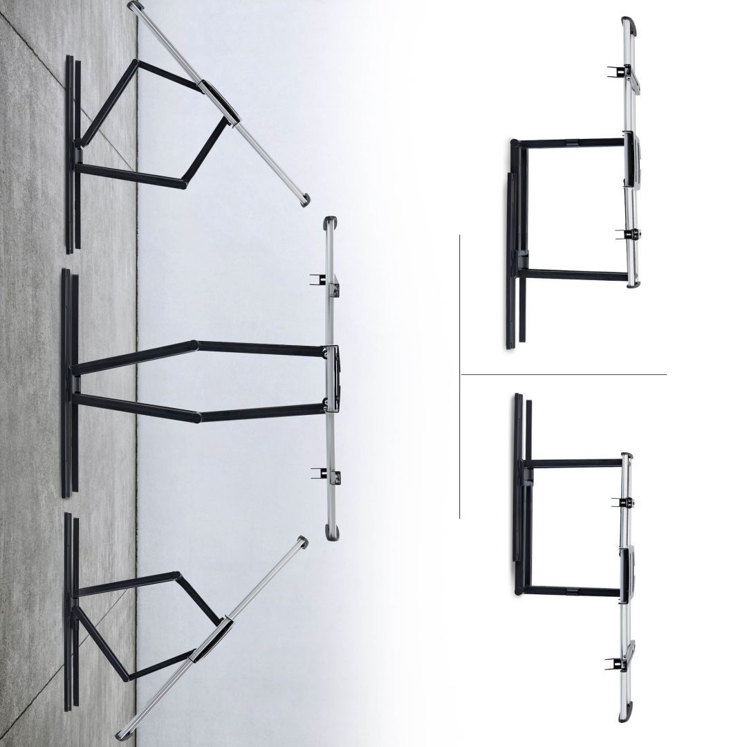 Startech Ultra-Slim Articulating TV Wall Mount 32"-65" Black/Silver