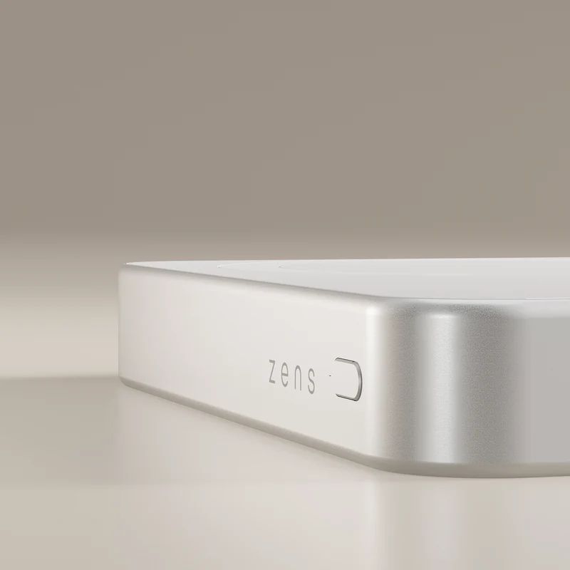 Zens Pro 1 10000mAh Powerbank White Zens Pro 1 10000mAh Powerbank White