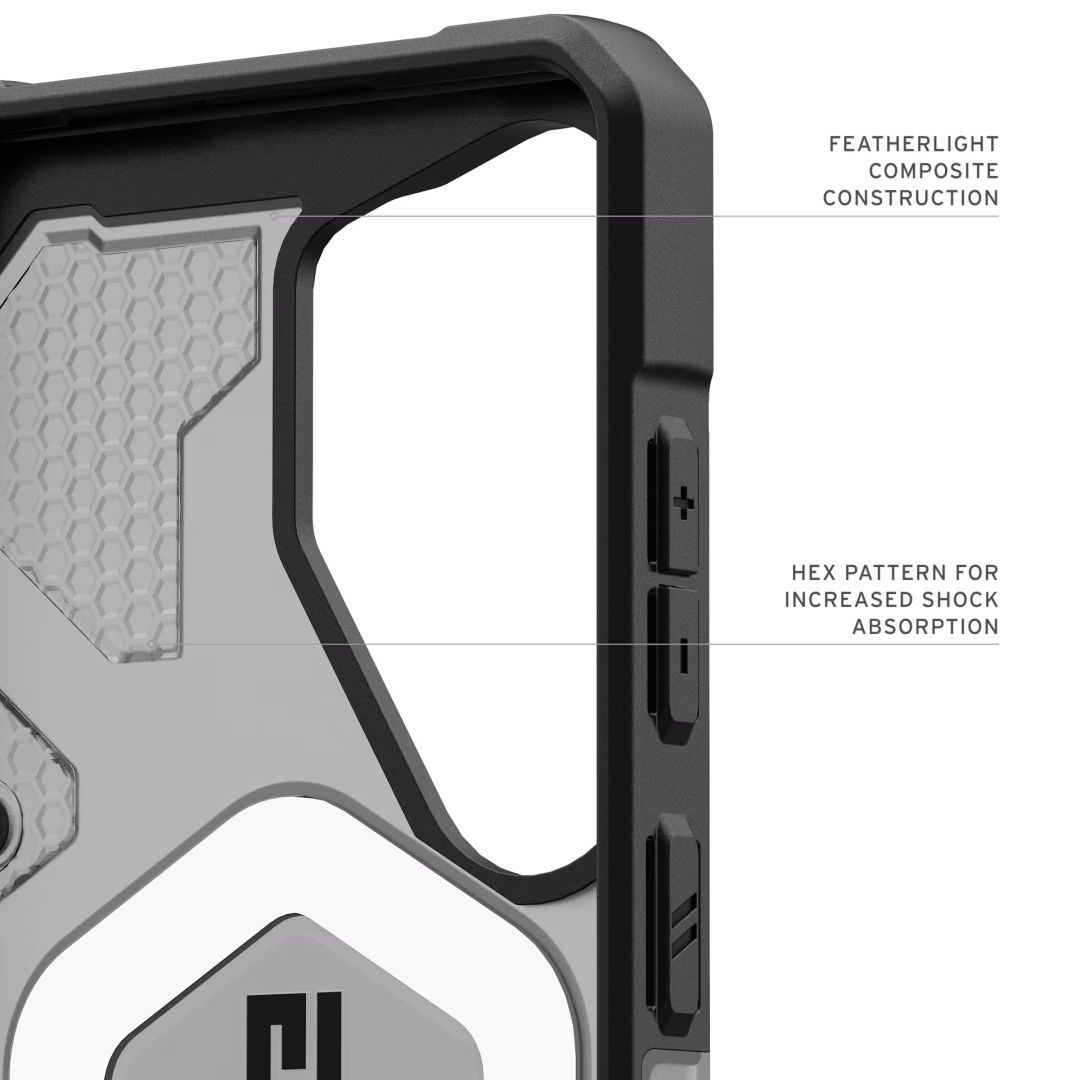 UAG Pathfinder Clear case for Samsung Galaxy S26 Ultra Ash/Black