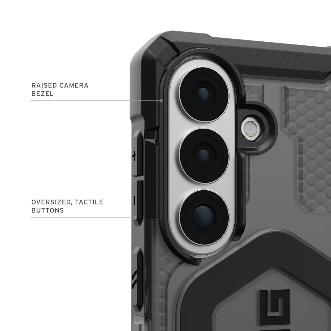 UAG Pathfinder Clear case for Samsung Galaxy S26 Ash/Black