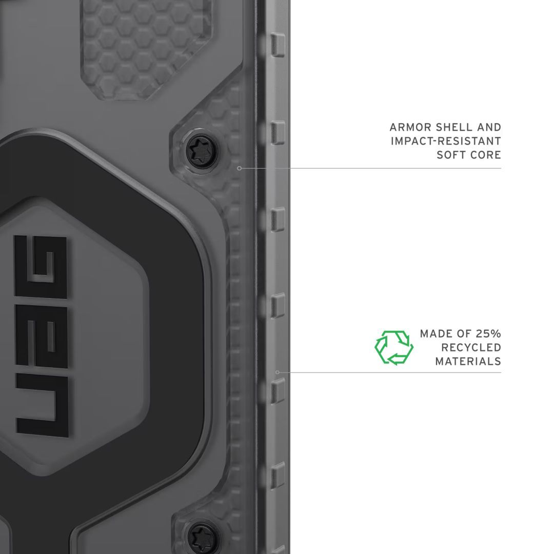 UAG Pathfinder Clear case for Samsung Galaxy S26 Ash/Black