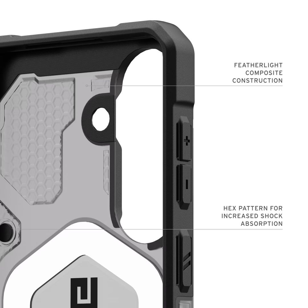 UAG Pathfinder Clear case for Samsung Galaxy S26 Ash/Black