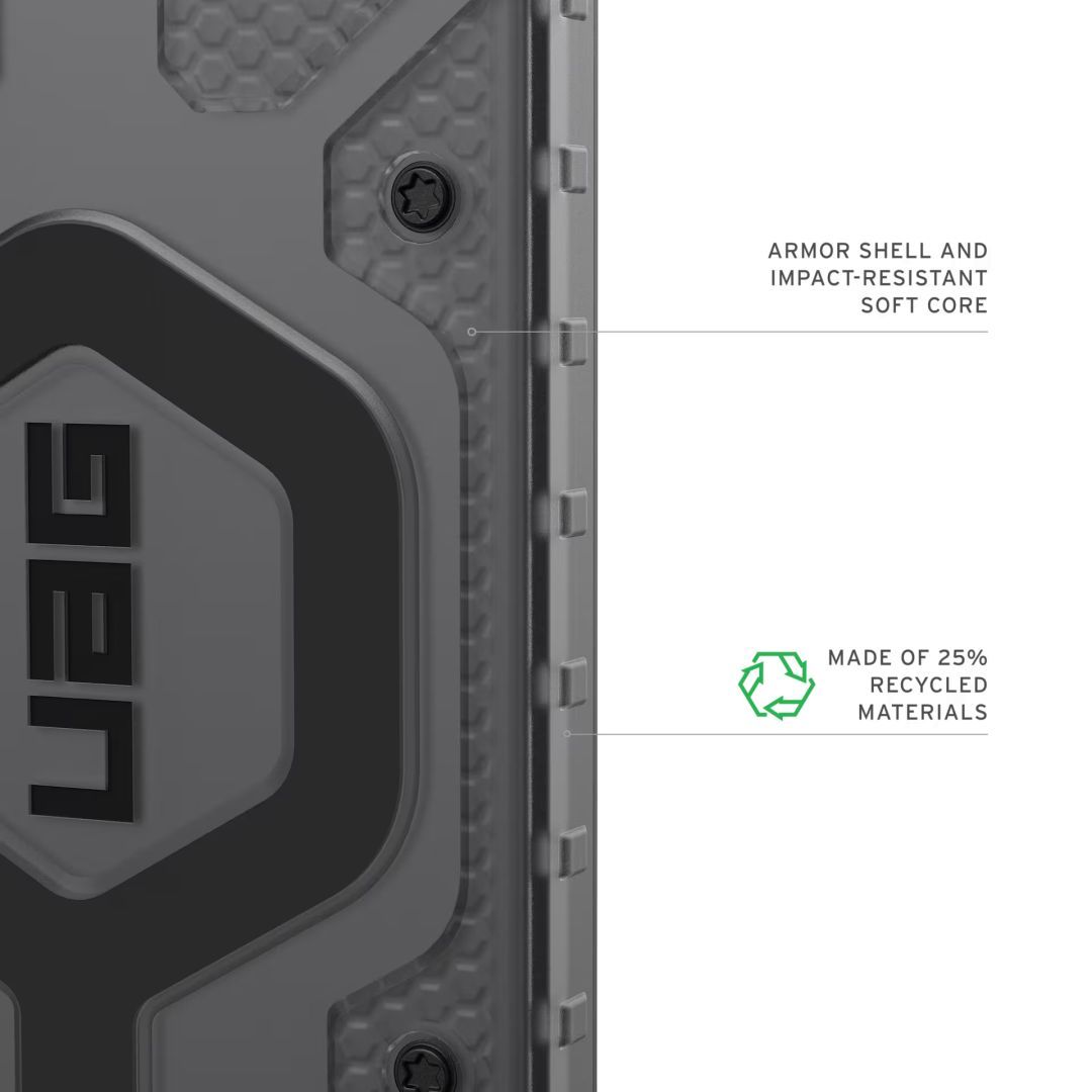 UAG Pathfinder Clear case for Samsung Galaxy S26+ Ash/Black