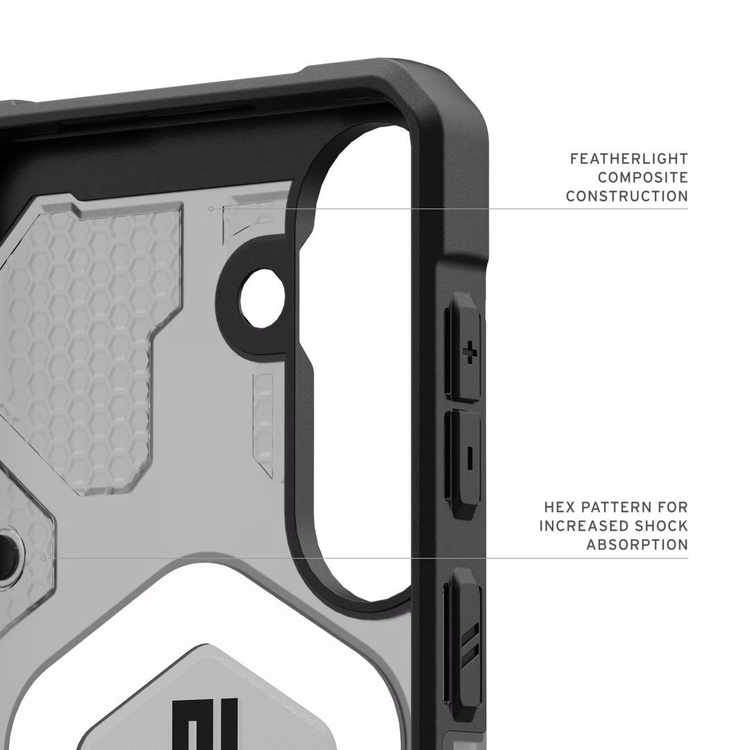 UAG Pathfinder Clear case for Samsung Galaxy S26+ Ash/Black
