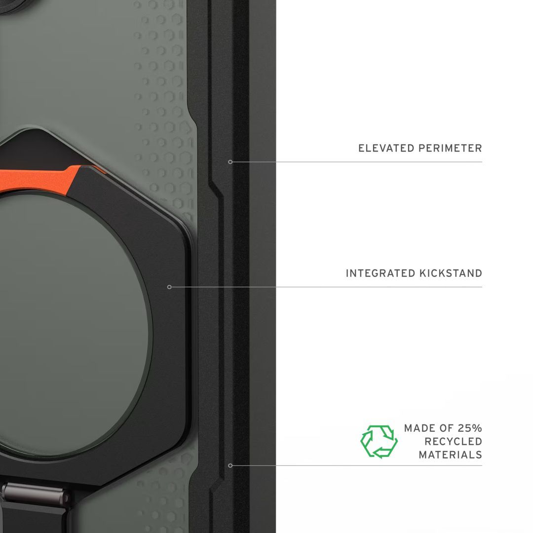 UAG Plasma XTE case for Samsung Galaxy S26 Black/Orange