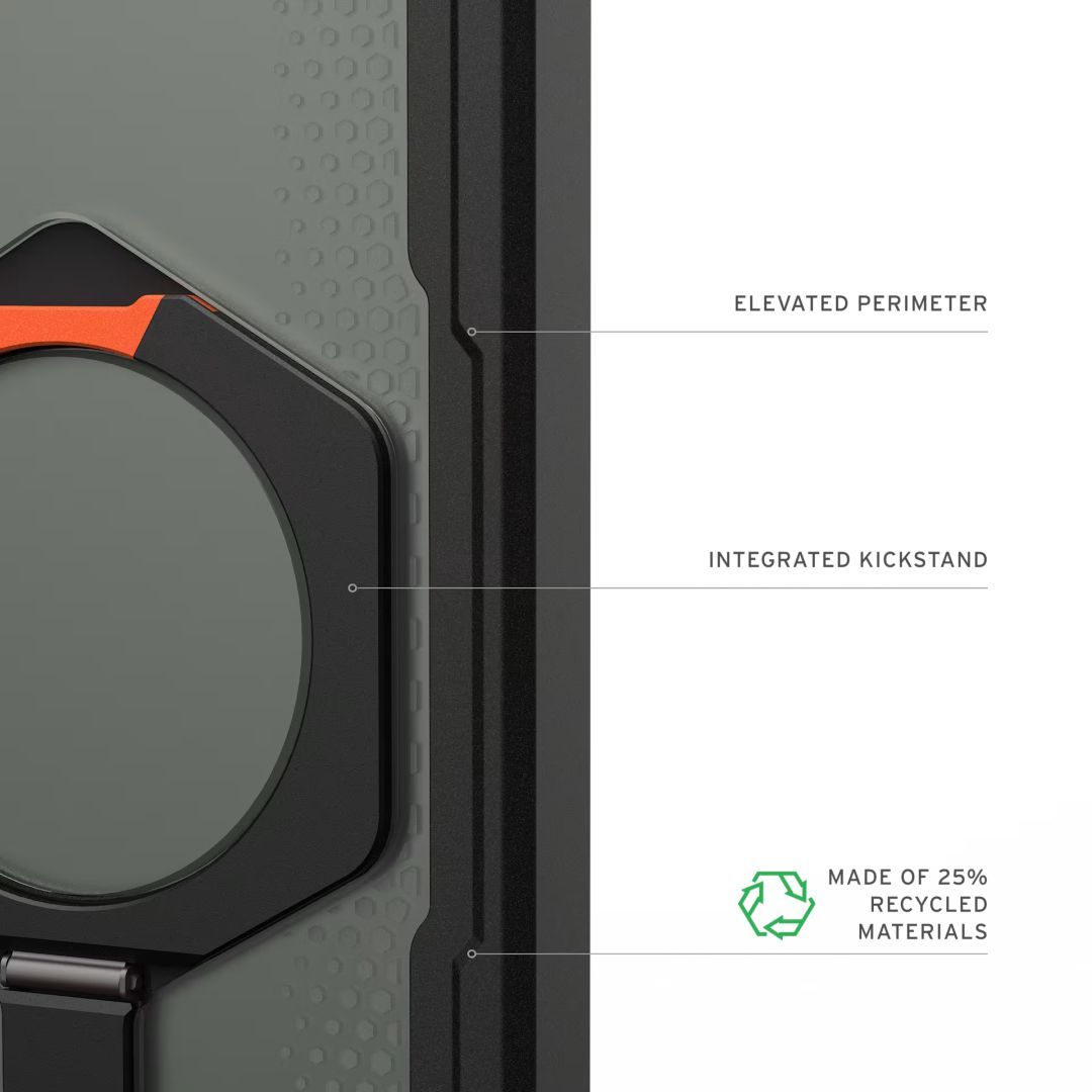 UAG Plasma XTE case for Samsung Galaxy S26+ Black/Orange